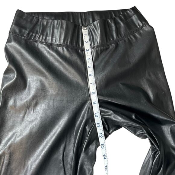 I.N.C International Concepts Women's High Rise Faux Leather Pants Size 8 Skinny - Picture 4 of 9